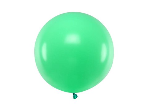 Balon okrągły 60 cm, Zielony, Pastel Green Partydeco