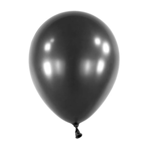 Balony lateksowe Czarne, Decorator Pearl Jet Black, 12cm, 100 szt. Amscan / Anagram