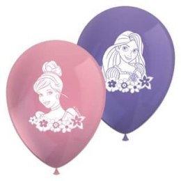 Balony lateksowe, Księżniczki Disney, 25cm, 8 szt. Procos