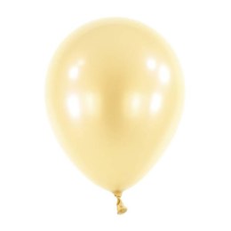 Balony lateksowe, Metaliczne, Perłowe Kremowe, Vanilla, Decorator Pearl Vanilla, 28cm, 50 szt. Amscan / Anagram