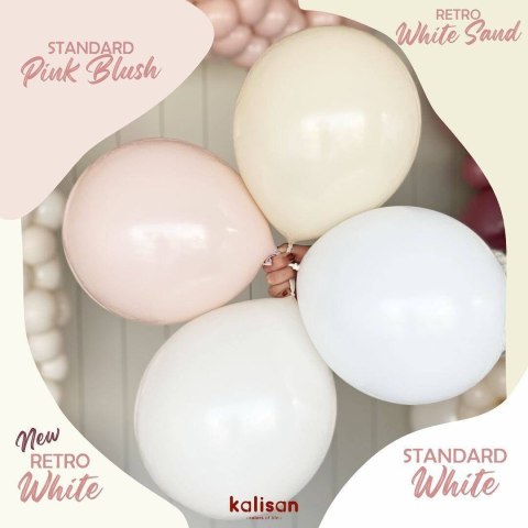 Balony lateksowe White Sand, kremowy 91cm, 2szt. Kalisan Balony lateksowe White Sand, kremowy 91cm, 2szt. Kalisan
