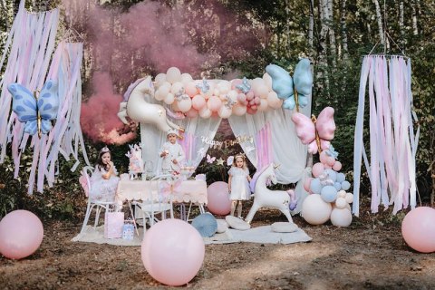 Stojący balon foliowy, Koń, Jednorożec, 95x86 cm Partydeco Stojący balon foliowy, Koń, Jednorożec, 95x86 cm Partydeco