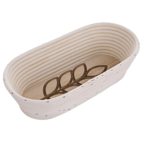 Koszyk rattanowy do wyrastania garowania chleba ciasta na chleb 1kg 26x13x9 cm kłos Koszyk rattanowy do wyrastania garowania chleba ciasta na chleb 1kg 26x13x9 cm kłos