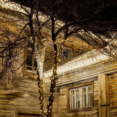 Lampki choinkowe zewnętrzne wewnętrzne ciepła barwa miękki przewód 320 led 2392,5 cm Lampki choinkowe zewnętrzne wewnętrzne ciepła barwa miękki przewód 320 led 2392,5 cm