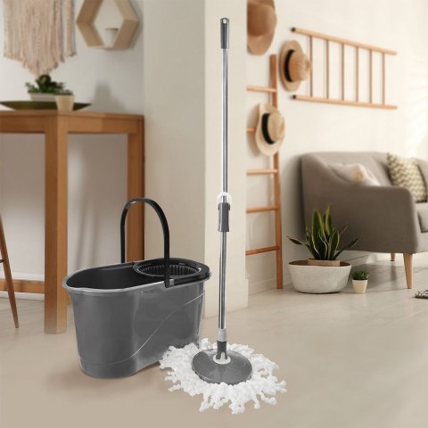 Mop obrotowy z wiadrem 19 l GREY Mop obrotowy z wiadrem 19 l GREY