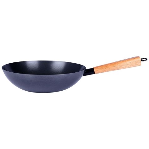 PATELNIA WOK KANTOŃSKI STALOWY GŁĘBOKI CHIŃSKI PATELNIA WOK KANTOŃSKI STALOWY GŁĘBOKI CHIŃSKI
