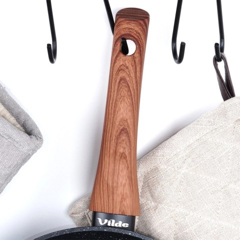 Patelnia Indukcja Granitowa Nieprzywierająca Solidna Trwała VILDE 32 cm Patelnia Indukcja Granitowa Nieprzywierająca Solidna Trwała VILDE 32 cm