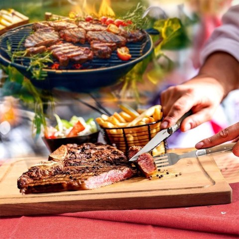 Sztućce do steków i burgerów stalowe 15 el. Sztućce do steków i burgerów stalowe 15 el.