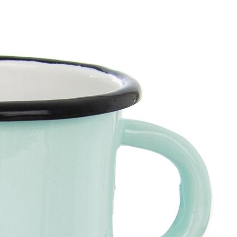 Kubek garnuszek emaliowany retro 0,4 l kwiaty Kubek garnuszek emaliowany retro 0,4 l kwiaty