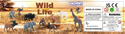 WOOPIE Zestaw Figurki Dzikie Zwierzęta 15 szt. - wersja 1 WOOPIE Zestaw Figurki Dzikie Zwierzęta 15 szt. - wersja 1