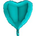 Balon Foliowy - Serce Miętowe Tiffany 46 cm Grabo Grabo