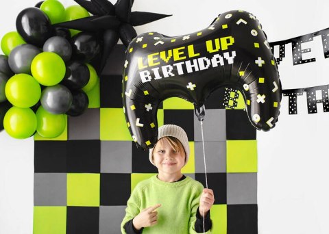 Balon foliowy Gamepad, 72 x 52 cm Partydeco Balon foliowy Gamepad, 72 x 52 cm Partydeco