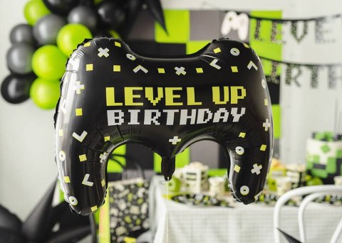 Balon foliowy Gamepad, 72 x 52 cm Partydeco Balon foliowy Gamepad, 72 x 52 cm Partydeco