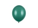 Balony lateksowe Strong Butelowa Zieleń, Pastel Bottle Green, 12cm, 100 szt Partydeco