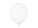 Balony lateksowe Strong, Przezroczyste, Crystal Clear, 30cm, 100 szt. Partydeco