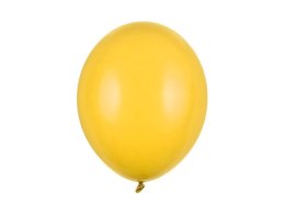 Balony lateksowe Strong, Żółte, Pastel Honey Yellow, 30cm, 100 szt. Partydeco