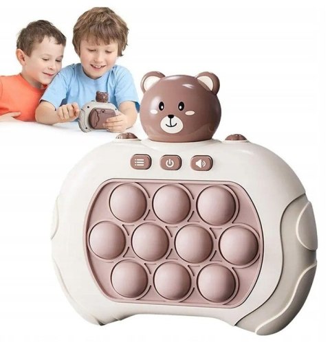 WOOPIE Gra POP IT Interaktywna Antystresowa Zręcznościowa Miś WOOPIE Gra POP IT Interaktywna Antystresowa Zręcznościowa Miś